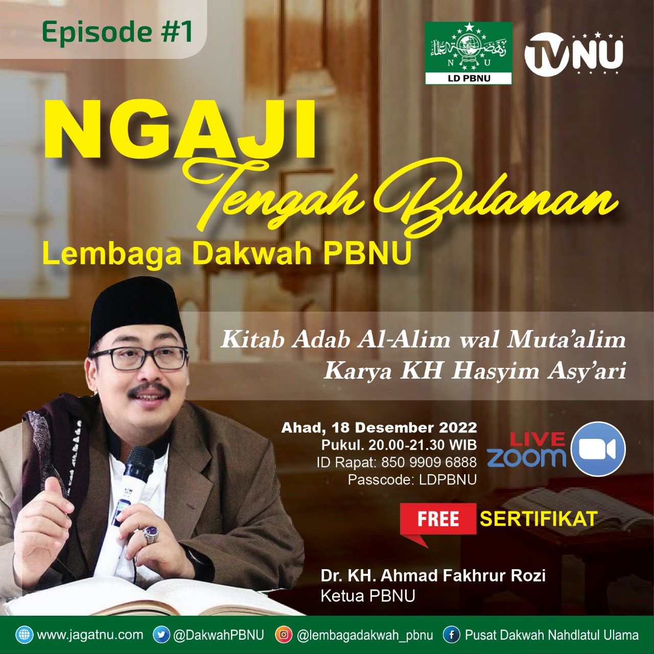 Ngaji Tengah Bulan Lembaga Dakwah PBNU